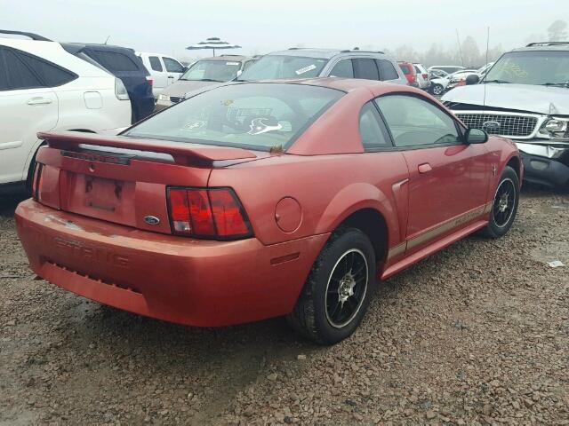1FAFP40482F157314 - 2002 FORD MUSTANG RED photo 4