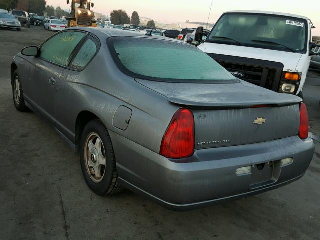 2G1WJ15K269425511 - 2006 CHEVROLET MONTE CARL GRAY photo 3