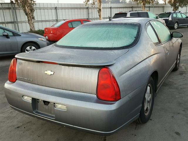 2G1WJ15K269425511 - 2006 CHEVROLET MONTE CARL GRAY photo 4