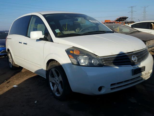 5N1BV28U17N130763 - 2007 NISSAN QUEST S WHITE photo 1