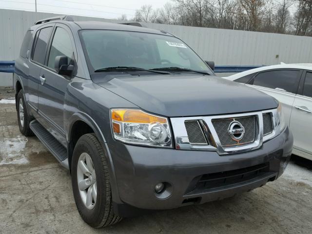 5N1AA0NC6EN609880 - 2014 NISSAN ARMADA SV GRAY photo 1