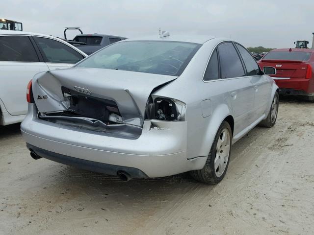 WAUML64B54N052091 - 2004 AUDI A6 4.2 QUA GRAY photo 4