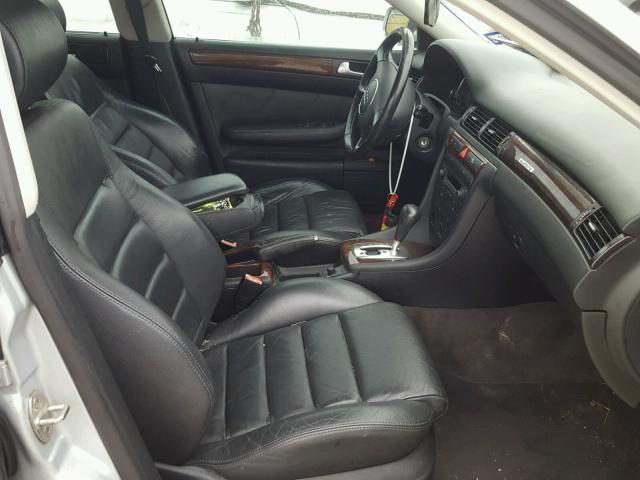 WAUML64B54N052091 - 2004 AUDI A6 4.2 QUA GRAY photo 5