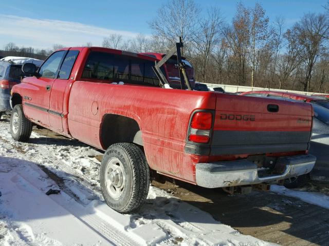 1B7KF23W51J215047 - 2001 DODGE RAM 2500 RED photo 3