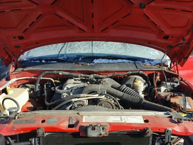 1B7KF23W51J215047 - 2001 DODGE RAM 2500 RED photo 7