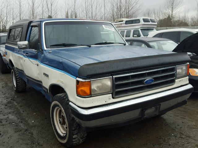 1FTEF14Y9LPB07201 - 1990 FORD F150 BLUE photo 1