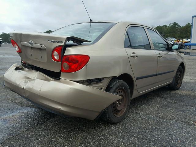 1NXBR30EX6Z743743 - 2006 TOYOTA COROLLA CE GOLD photo 4