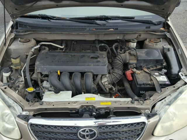 1NXBR30EX6Z743743 - 2006 TOYOTA COROLLA CE GOLD photo 7