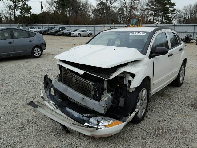 1B3HB48B47D162261 - 2007 DODGE CALIBER SX WHITE photo 2