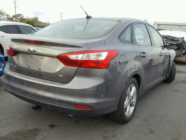 1FADP3F23DL296567 - 2013 FORD FOCUS SE GRAY photo 4