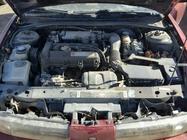1G8ZK8279VZ307139 - 1997 SATURN SW2 RED photo 7
