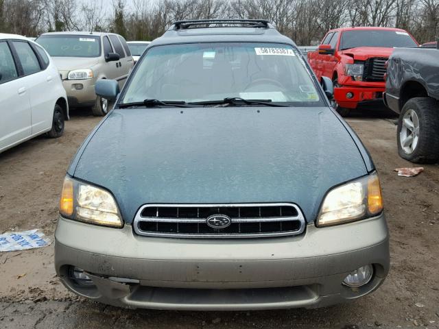 4S3BH806627610953 - 2002 SUBARU LEGACY OUT TWO TONE photo 9