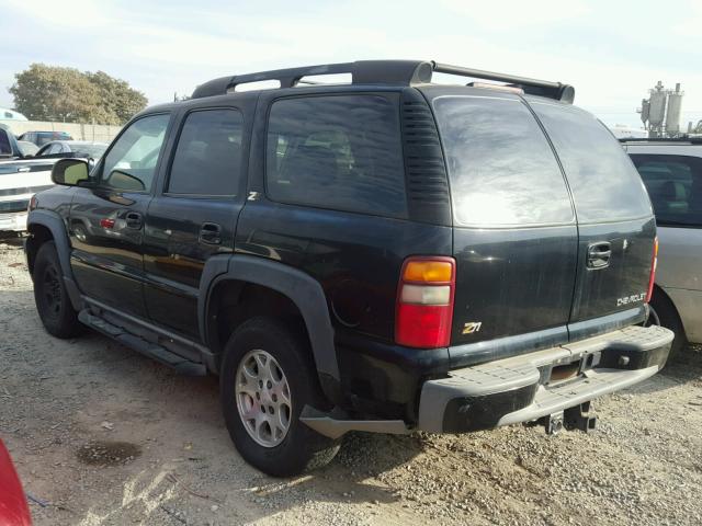 1GNEK13TX3R164231 - 2003 CHEVROLET TAHOE K150 BLACK photo 3