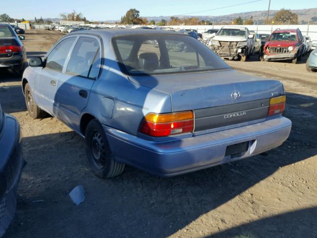 1NXAE04B0SZ336918 - 1995 TOYOTA COROLLA BLUE photo 3