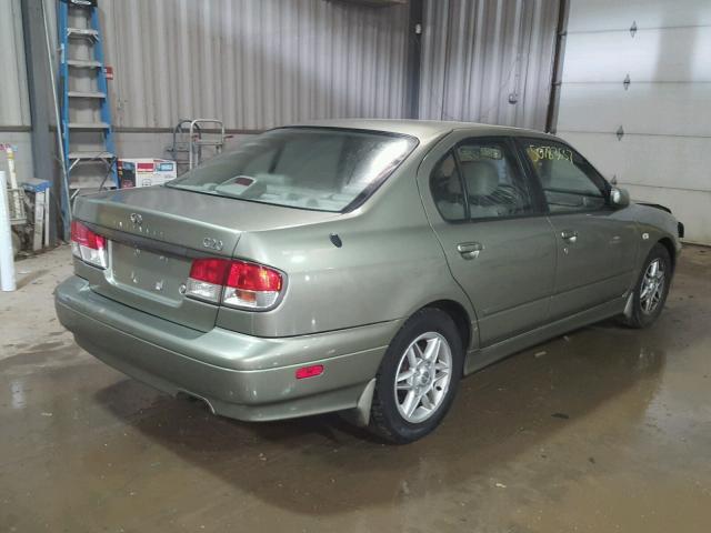 JNKCP11A52T509068 - 2002 INFINITI G20 GREEN photo 4