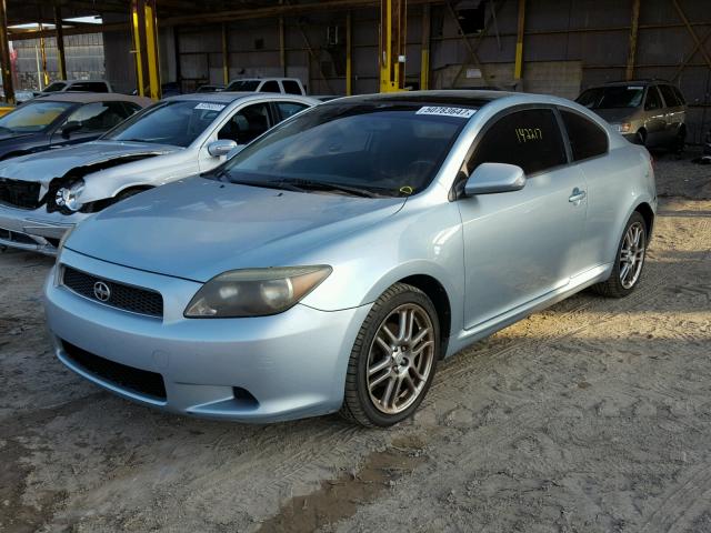 JTKDE167170210865 - 2007 TOYOTA SCION TC BLUE photo 2