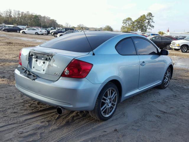 JTKDE167170210865 - 2007 TOYOTA SCION TC BLUE photo 4