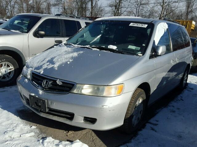 5FNRL18923B139009 - 2003 HONDA ODYSSEY EX GRAY photo 2