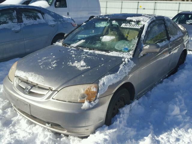 1HGEM229X3L006636 - 2003 HONDA CIVIC EX TAN photo 2