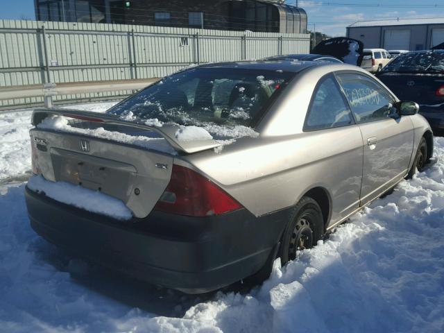 1HGEM229X3L006636 - 2003 HONDA CIVIC EX TAN photo 4