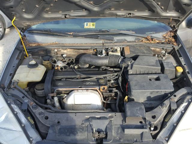 1FAFP38342W292019 - 2002 FORD FOCUS ZTS GRAY photo 7