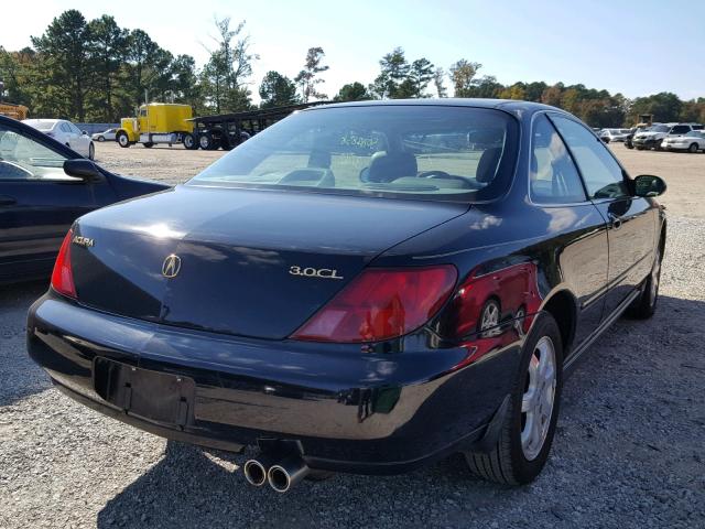 19UYA2254WL003660 - 1998 ACURA 3.0CL BLACK photo 4