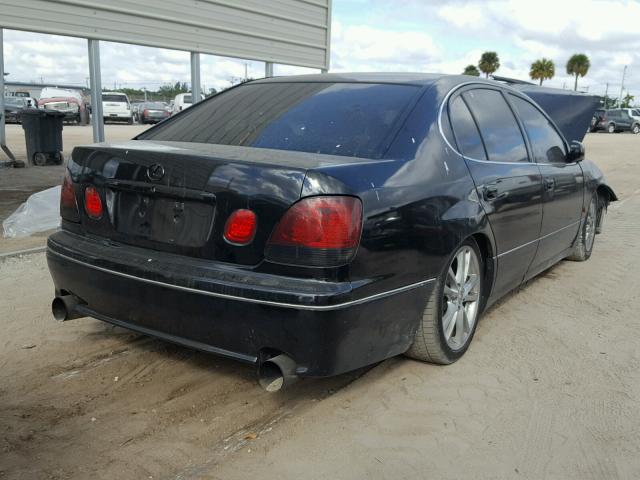 JT8BD68S7X0049386 - 1999 LEXUS GS 300 BLACK photo 4