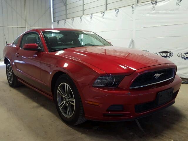 1ZVBP8AM0D5222113 - 2013 FORD MUSTANG RED photo 1