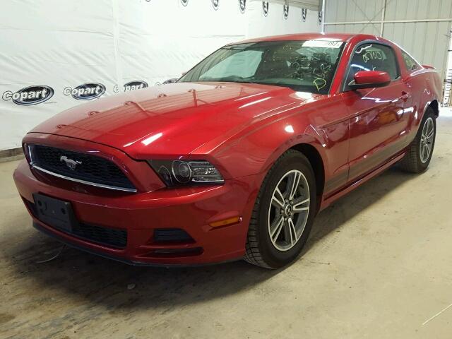 1ZVBP8AM0D5222113 - 2013 FORD MUSTANG RED photo 2