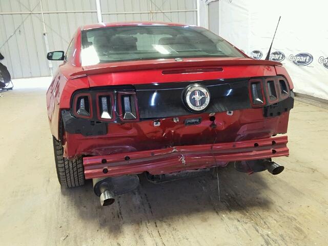1ZVBP8AM0D5222113 - 2013 FORD MUSTANG RED photo 9
