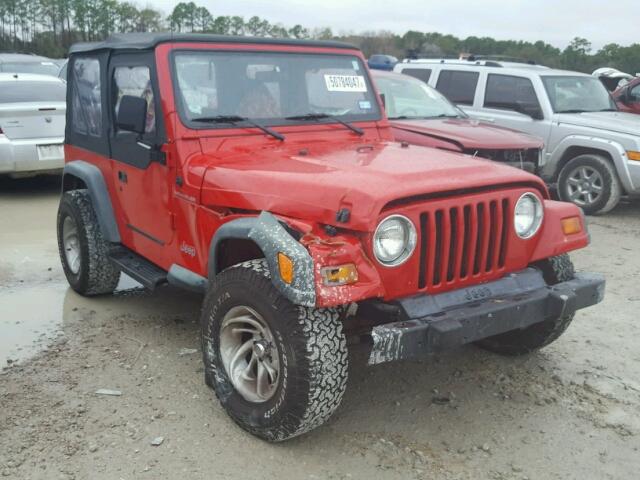 1J4FY29P2WP786621 - 1998 JEEP WRANGLER / RED photo 1