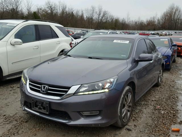 1HGCR3F87DA043110 - 2013 HONDA ACCORD EXL GRAY photo 2