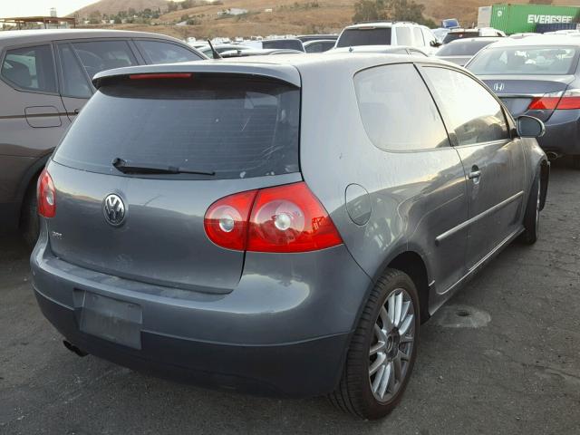 WVWEV71K17W024721 - 2007 VOLKSWAGEN NEW GTI GRAY photo 4