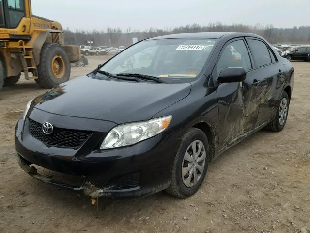 JTDBL40E699022578 - 2009 TOYOTA COROLLA BA BLACK photo 2