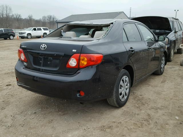 JTDBL40E699022578 - 2009 TOYOTA COROLLA BA BLACK photo 4