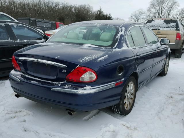 SAJEA51DX3XD10612 - 2003 JAGUAR X-TYPE 2.5 BLUE photo 4