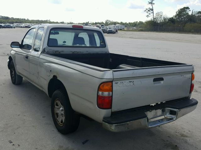 5TEVL52NX1Z735136 - 2001 TOYOTA TACOMA XTR SILVER photo 3