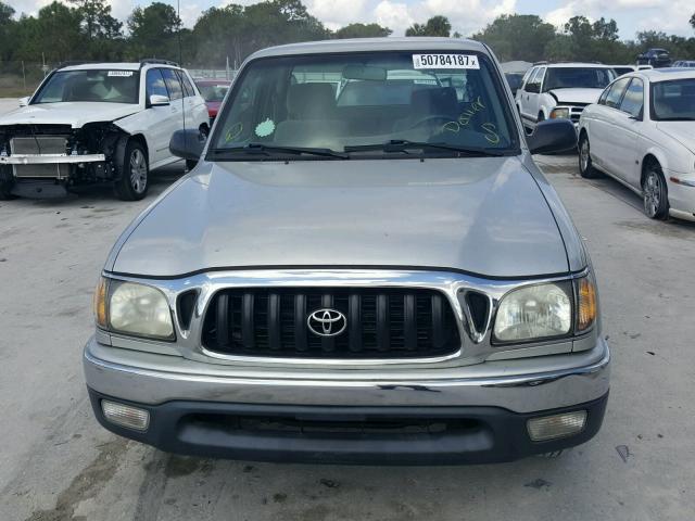 5TEVL52NX1Z735136 - 2001 TOYOTA TACOMA XTR SILVER photo 9