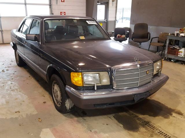 WDBCA24D8MA558096 - 1991 MERCEDES-BENZ 300 SE BLACK photo 1