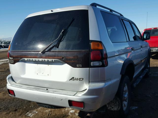 JA4MT21H33J014816 - 2003 MITSUBISHI MONTERO SP SILVER photo 4