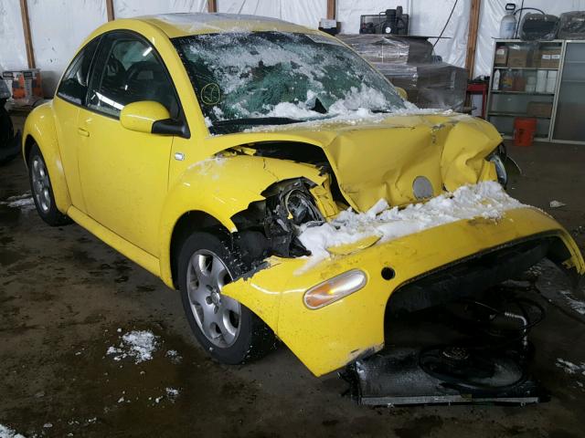 3VWCB21C22M442089 - 2002 VOLKSWAGEN NEW BEETLE 黄色 照片 1