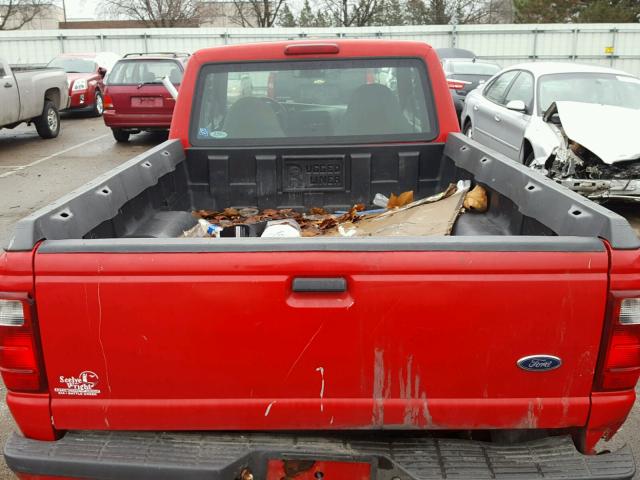 1FTYR14E11PA88957 - 2001 FORD RANGER SUP RED photo 6