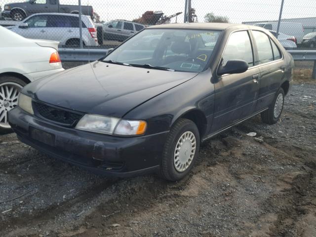 1N4AB41D4WC742986 - 1998 NISSAN SENTRA E BLACK photo 2