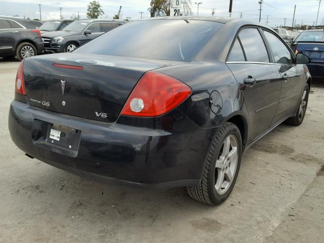 1G2ZG558064225765 - 2006 PONTIAC G6 SE1 BLACK photo 4