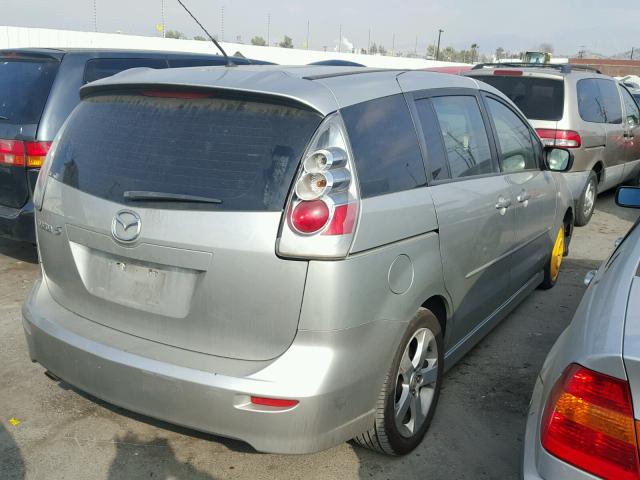 JM1CR293270144316 - 2007 MAZDA 5 SILVER photo 4