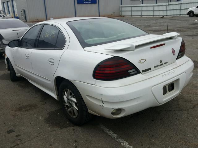 1G2NF52E24C210182 - 2004 PONTIAC GRAND AM S WHITE photo 3