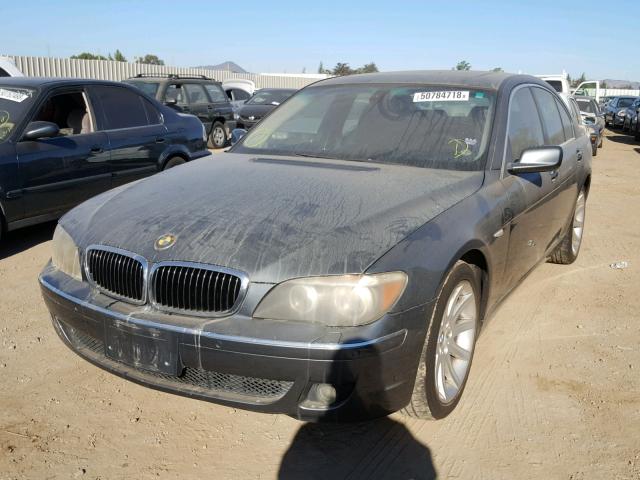 WBAHL83526DT00508 - 2006 BMW 750 I CHARCOAL photo 2