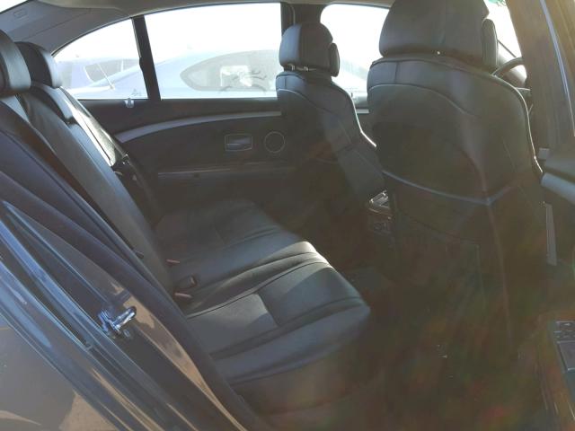 WBAHL83526DT00508 - 2006 BMW 750 I CHARCOAL photo 6