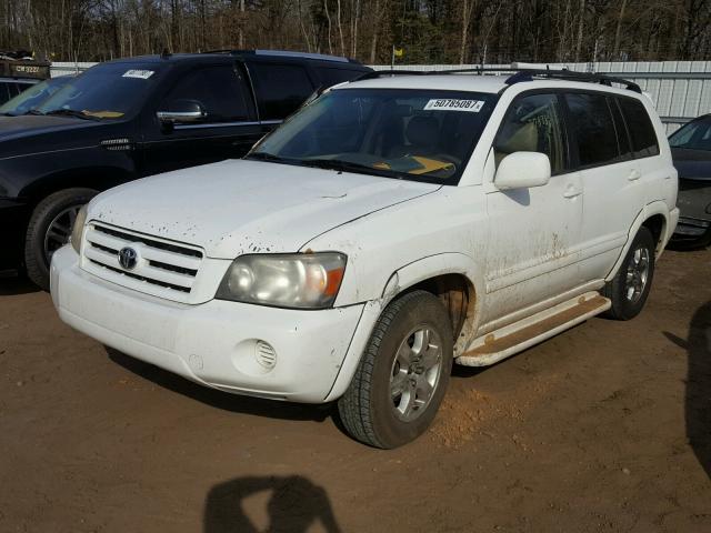 JTEGP21A640020333 - 2004 TOYOTA HIGHLANDER WHITE photo 2