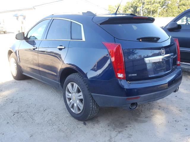 3GYFNAEY1AS604564 - 2010 CADILLAC SRX LUXURY BLUE photo 3